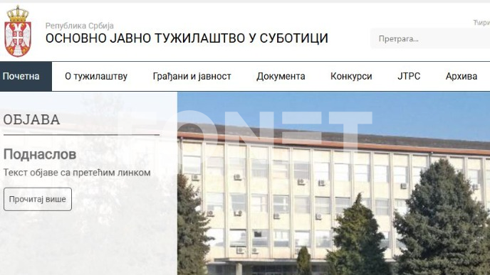 Zapaljen tužiteljkin automobil